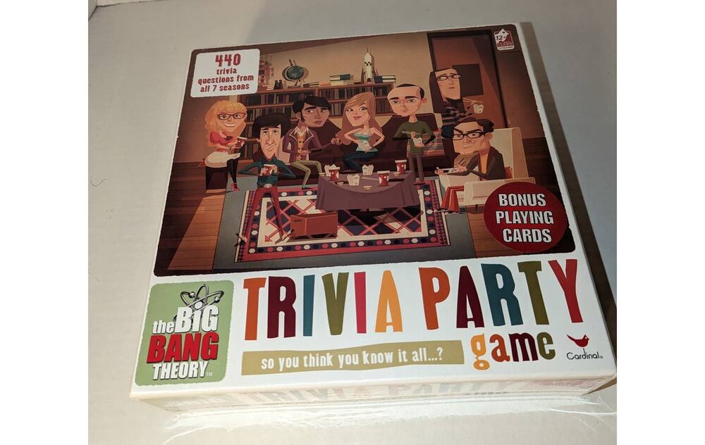 The Big Bang Theory Trivia Party Game Discontinued Sealed 440 Questions 7 Season
